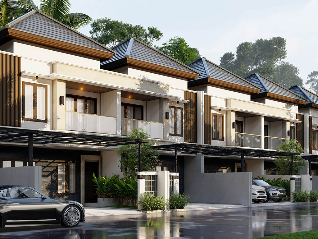 Fasad Taman Dharmawangsa Residence