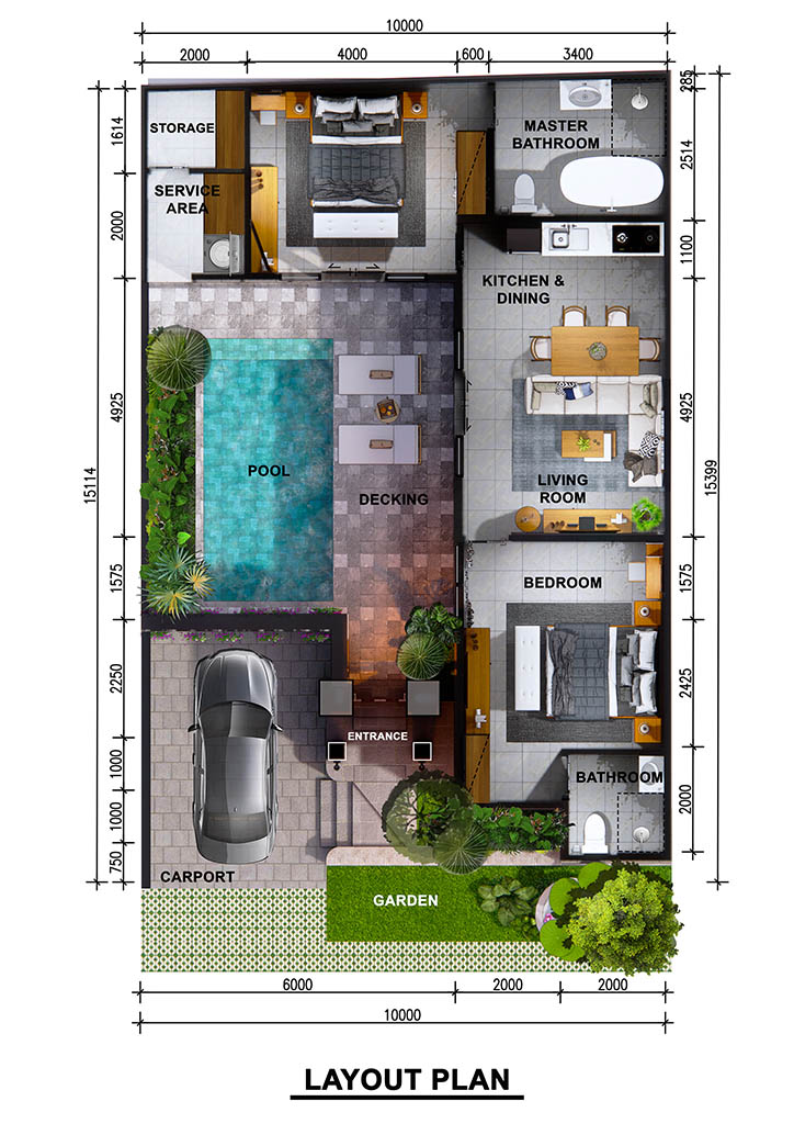 Layout Bali Arum Mas Ubud
