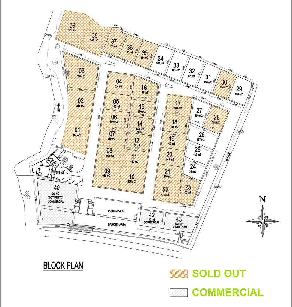 Siteplan Bali Arum Mas Ubud Bali
