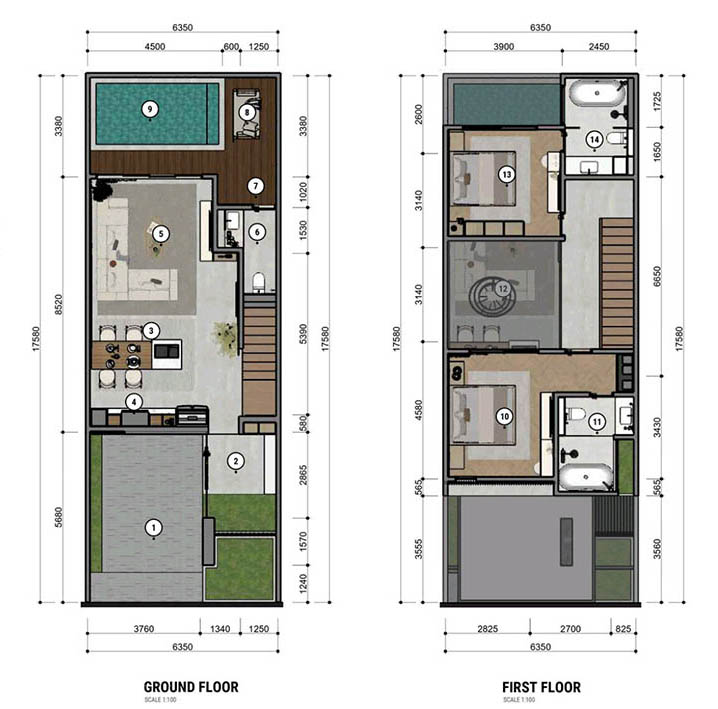 Tipe 2 Bedroom Villa Maja Taphala Sanur