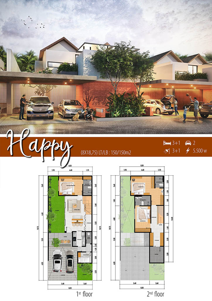 Tipe Happy Sunset Garden 2