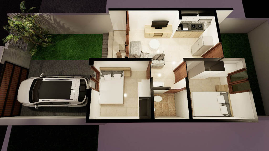 floorplan Rumah dijual di Singaraja - Sri amertha Residence