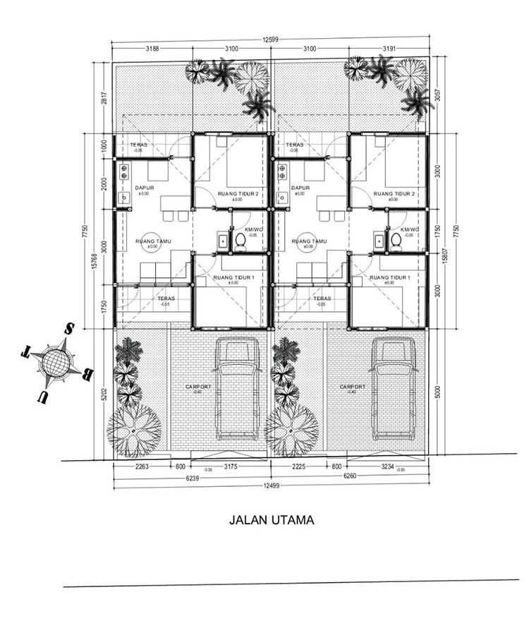siteplan Rumah dijual di Singaraja - Sri amertha Residence